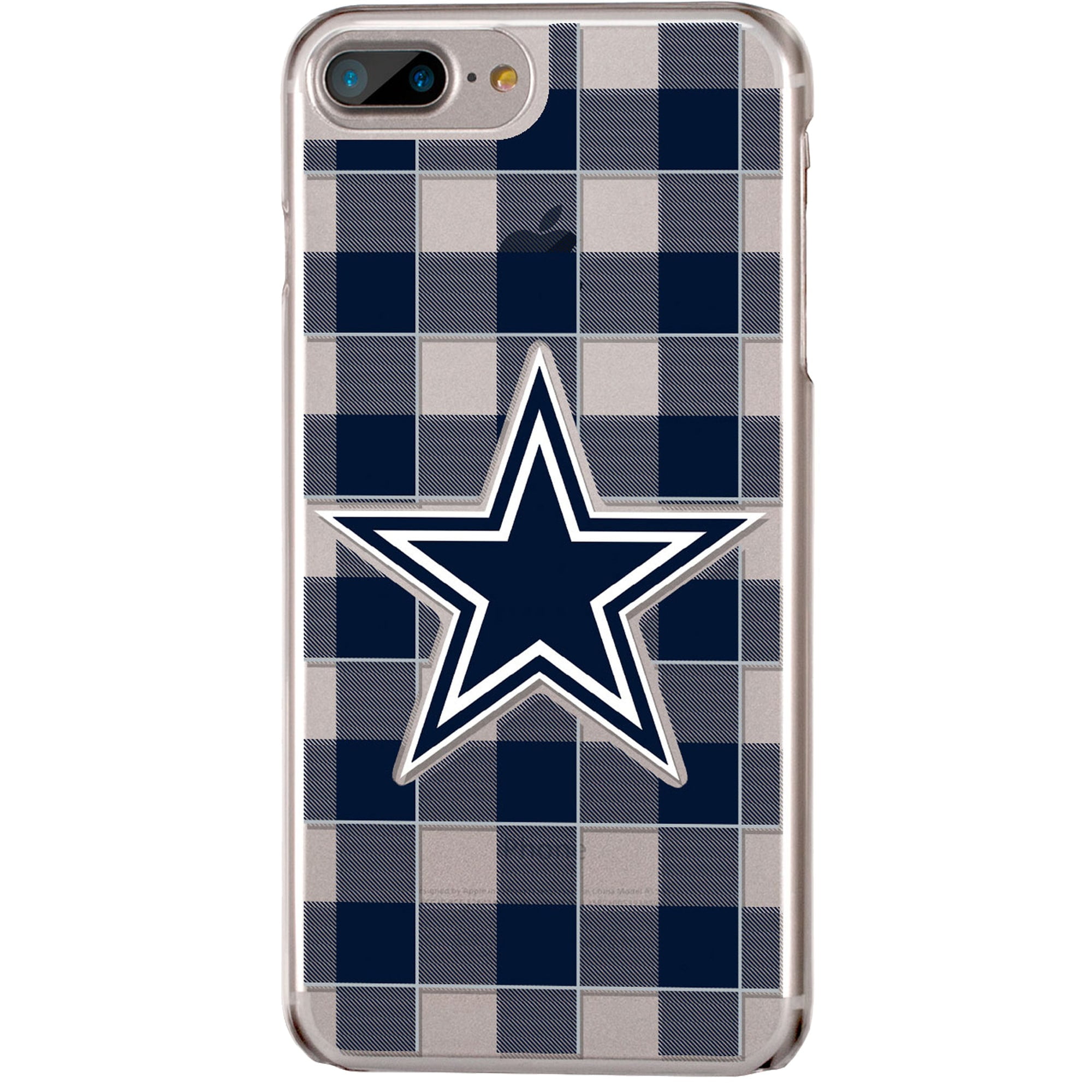 Dallas Cowboys iPhone Clear Case with Plaid Design - Walmart.com