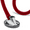 Burgundy, variant on Littmann Master Cardiology Stethoscope, Smoke, Black Tube