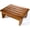 Acacia, variant on TIDITA 9” Wooden Step Stool for Adults, Assemble Required, Sturdy 300LBS | Solid Acacia Wood, Reinforced Joinery, Non-Slip, Small Step Stool, Slatted Surface, Multi-Purpose Use, Easy Assembly