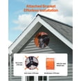 thumbnail image 6 of VEVOR Gable Mount Fan, 16 Inch Attic Exhaust Fan with Adjustable Thermostat & Outer Mesh, 2940 CFM House Ventilator Cools Up to 4200 Sq.Ft, Quiet Ventilation for Roof, Garage & Shop, Vibrant Orange, 6 of 9