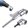 thumbnail image 1 of 2pcs 105 1/4 Inch Right Angle Drill Adapter With Hex Shank Screwdriver Extension Drill, Bit Holder, Right Angle Screwdriver Attached Magnetic Bit Hold, 1 of 5