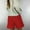 Red, variant on Patlollav Women'S Sweat Shorts Casual Drawstring Shorts Comfy High Waisted Workout Lounge Shorts with Pockets