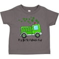 thumbnail image 3 of Inktastic My 1st St. Patrick's Day Green Fire Truck with Clovers Boys or Girls Toddler T-Shirt, 3 of 5