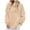 Beige, variant on Autumn Winter Women's Long Sleeved Elegant High Neck Round Neck Bat Oversized Sweater Autumn Ribbed Knit Casual Jacket Tops