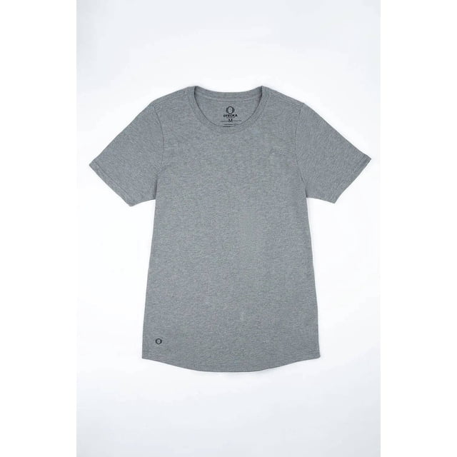 OTECKA Men's Supima Cotton Crew Neck T-Shirt Slim-Fit with Moisture-Wicking