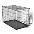 thumbnail image 3 of Max & Marlow Single-Door Dog Crate, Foldable Metal Wire Kennel, Portable, Tray and Divider Included, 48" x 29" x 31.5", 3 of 7