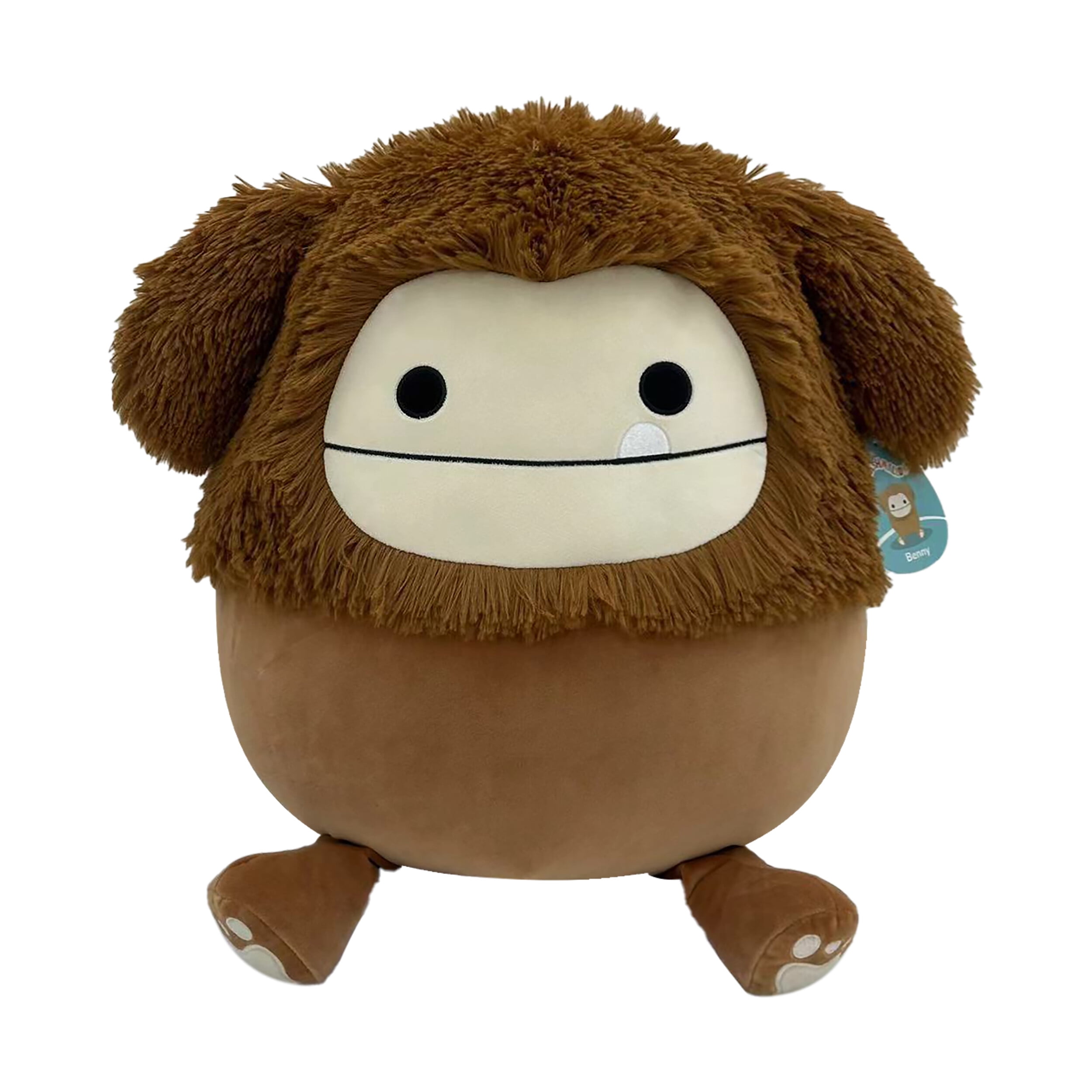 Squishmallows Official 16 inch Benny the Brown Bigfoot - Child's Ultra Soft Stuffed Plush Toy