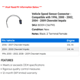 thumbnail image 2 of Vehicle Speed Sensor Connector - Compatible with 1996, 2000 - 2002, 2004 - 2009 Chevy Impala 2001 2005 2006 2007 2008, 2 of 2
