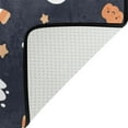 thumbnail image 5 of Dreamtimes Ghosts Pumpkins Cute Area Rug, 36"x24" Happy Halloween Non-Slip Washable Indoor Door Mat, Absorbent Floor Mat for Bedroom Kitchen Entryway Bathroom, 5 of 7