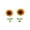 2pcs, variant on sunsanly 2/5Pcs Shaking Head Sunflower Car Decoration Adhesive Auto Dashboard Center Console Yellow Flower Ornament Doll Toy Figurine Christmas Gift