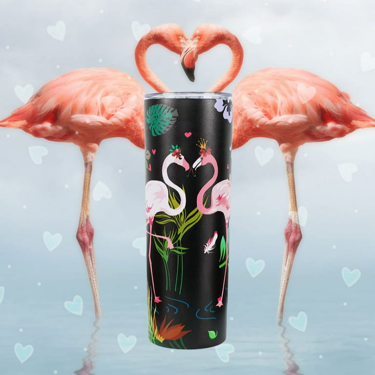 Neon Flamingos Glass Cup, Clear Coffee Iced Cup Lid & Straw, 20 Oz Glass,  Beer Can Summer Tumbler, Libbey - Yahoo Shopping