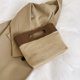 thumbnail image 4 of Bolsos Bolsos Bolsas De Playa Transpirable Happy Letter Bucket Bag Woven Holiday Party (Marrón), 4 of 8