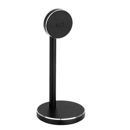 Nokia Camera Holder Magnetic Desk Phone Mount Tabletop Stand Cell Phone Holder for iPhone X, iPhone 8, Google Pixel, Samsung, Nokia, LG Smartphone Black and Silver ()