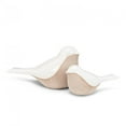 thumbnail image 2 of Set of 12 Matte Brown & Shiny White Bird Figurine, 2 of 2