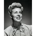 thumbnail image 2 of Studio portrait of mid adult woman smiling Poster Print (18 x 24), 2 of 4