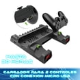 thumbnail image 4 of Estación de Carga multifuncional Doble Store Line Compatible con PlayStation 4, 4 of 6