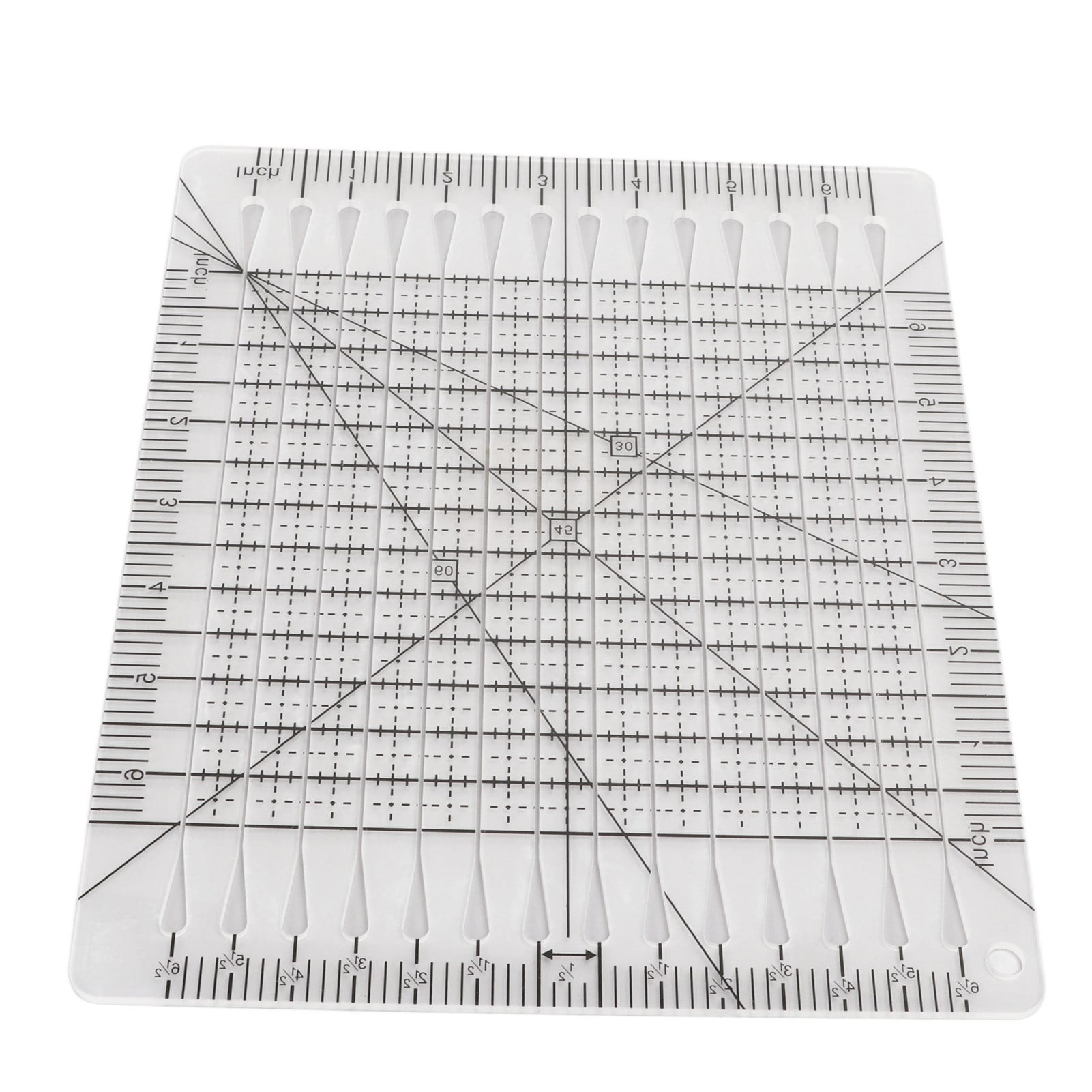 Quilting Ruler, Transparent Acrylic Cutting Ruler For Needlework