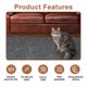 thumbnail image 4 of Alfombrilla autoadhesiva para rascar gatos, 200 x 30 cm, recortable, protección contra arañazos, para puertas de muebles de sofá, para evitar arañazos de gatos y proteger alfombras y paredes (gris, 4 of 7