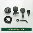 thumbnail image 6 of Cobbe Shower Shower System with 7 Settings ABS Dual Shower Head and Bathtub Spout Shower Kit Single Handle Wall Mount Matte Black Shower Set, 6 of 9