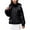 Black, variant on Uaswgudfs ​Women's Loose Fit Puffer Winter Coat - Thermal Windproof Water-Resistant Down with Stand Collar Spacious Pockets​