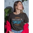 thumbnail image 2 of Oktoberfest Blue Lettering T-Shirt Women -Image by Shutterstock, Female x-Large, 2 of 4