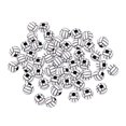 thumbnail image 4 of de acrílico colorido 50 Piezas De Voleibol Ronda De Acrílico Sueltos Espaciador Gran Agujero Accesorios Hallazgos Para La Fabricación De Artesanías De Joyería De 12 Mm, 4 of 7