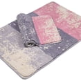 thumbnail image 1 of Juego de 2 alfombrillas de baño absorbentes, lavables a máquina, antideslizantes, de lujo, de microfibra suave, coloridas, para baño, cocina y dormitorio, 15,7 × 23,6+31,5 × 19,7 Ormromra, 1 of 6