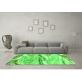thumbnail image 3 of Ahgly Company Indoor Rectangle Abstract Green Modern Area Rugs, 2' x 5', 3 of 4