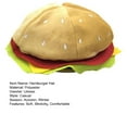 thumbnail image 3 of MEICHEN Beret Hat for Women and Men, Hamburger Hat Cute Funny Realistic Cozy Stretchy Costume Accessories Soft Beret Hats, Fall Winter Fashion Accessories, 3 of 7