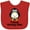 Red, variant on Inktastic Future Hockey Star Penguin Boys or Girls Baby Bib