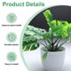 thumbnail image 3 of Uxcell 4pcs Soporte para Tallo de Planta 4 Tamaños Soportes para Plantas Trepadoras Reutilizables para Jardín Interior y Exterior, Negro, 3 of 6