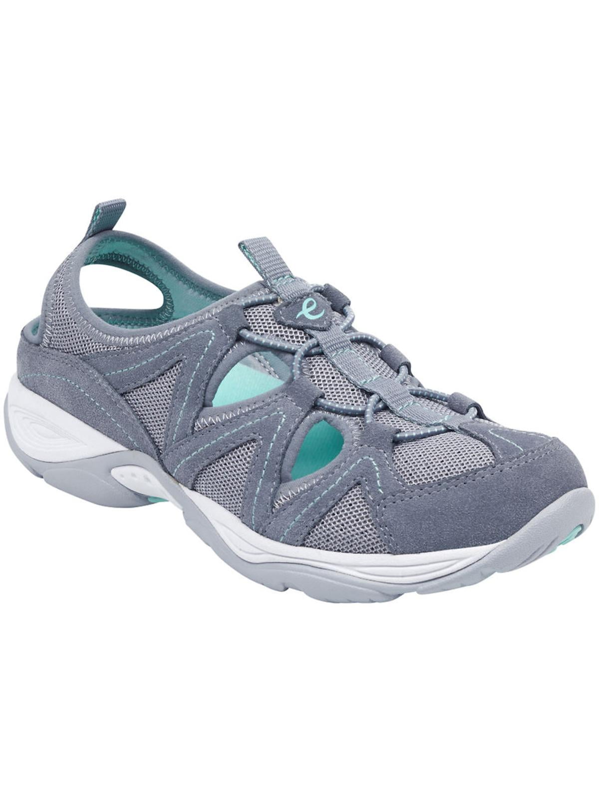 Easy Spirit Womens Earthen Suede Mesh Walking Shoes