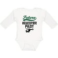 thumbnail image 3 of Inktastic Future Helicopter Pilot Boys or Girls Long Sleeve Baby Bodysuit, 3 of 5