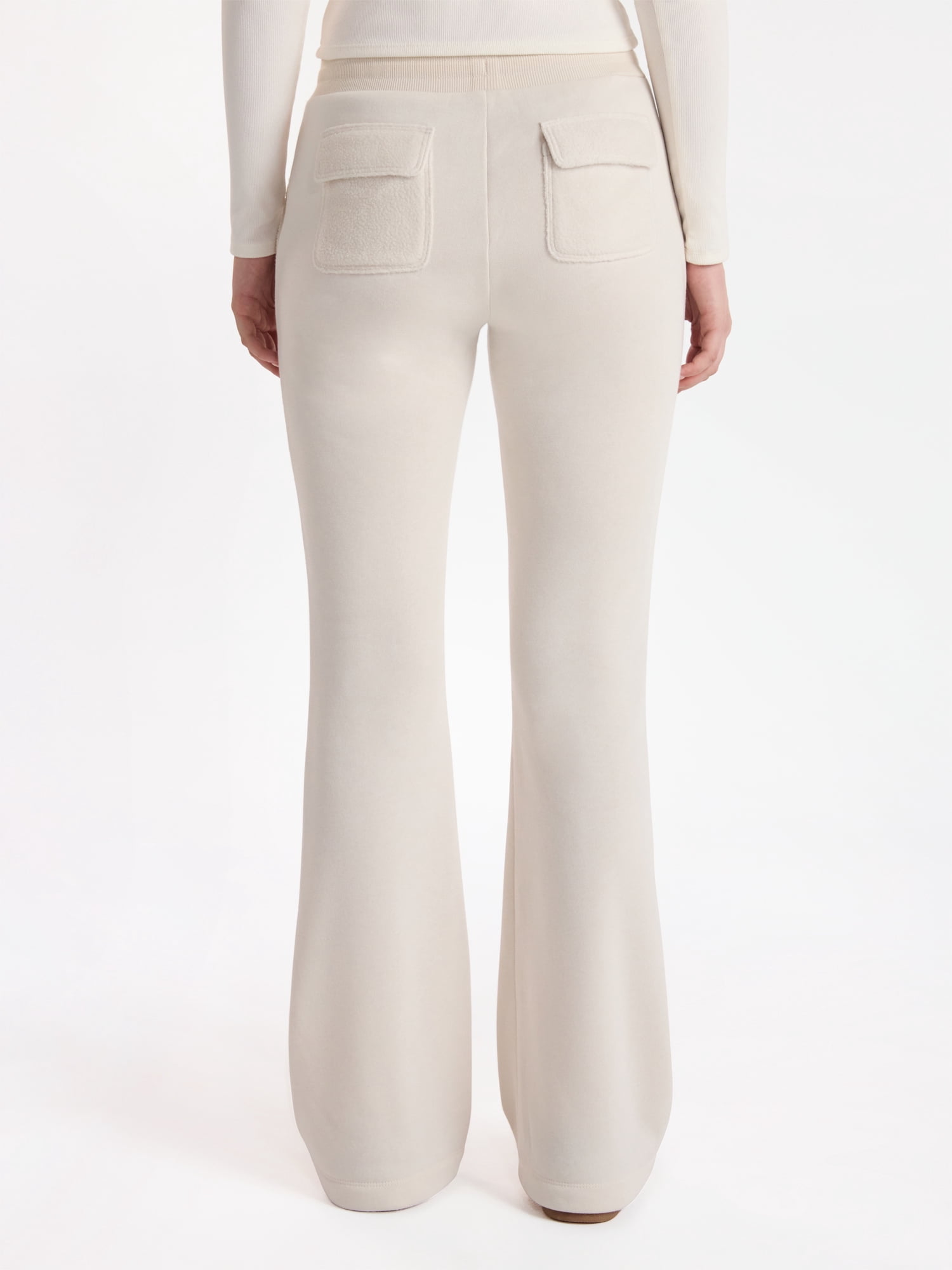 No Boundaries Fleece Flare Leg Pants, 32.5'' Inseam, Women's
