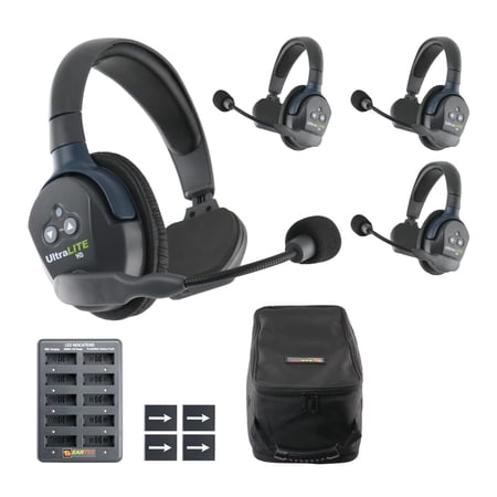 EARTEC UL4S Ultralite-HD 4-Person Full Duplex Wireless Intercom Headset Communication System - Water Resistant  Long Battery Life with Carrying Case price history on PriceWatchPro