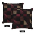 thumbnail image 3 of Multi-Size Linen Sofa Pillow Cover Invisible Zipper Open And Close Strong Use For Sofa Chair Garden Sofa Car Darkvoilet Houndstooth Checkered_3 20"X20", 3 of 7