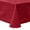 Red, variant on Ultimate Textile (10 Pack) Poly-cotton Twill 60 x 144-Inch Oval Tablecloth - for Home Dining Tables, Red