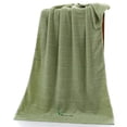 thumbnail image 2 of Partheme 28x55in Embroidered Bath Towel 70x140cm, Soft Anti Fade Highly Absorbent for Bathroom Spa Daily Use, Large Cotton Terry Cloth, C, 2 of 6
