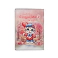 thumbnail image 2 of Happy Valentine’s Day Adorable American Shorthair Kitten Holding Heart Balloon Travel Passport Wallet Cat Lover Kitten Owner Gifts PU Leather Passport Holder Cover - 00030, 2 of 5