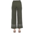 thumbnail image 3 of White Mark Women's Wide-Leg Pants, 3 of 5