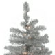 Northlight Sapin de Noël Artificiel en Métal Argenté Pré-Éclairé 4.5' - Lumières Claires – image 2 sur 5