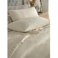 thumbnail image 5 of Dual Color Organic Cotton, 4 Layer Gauze Lightweight XL Twin Size Throw, Lightweight Gauze Cotton Sofa Cover, XL Twin Size Gauze Throw, With Fringes, 5 of 6