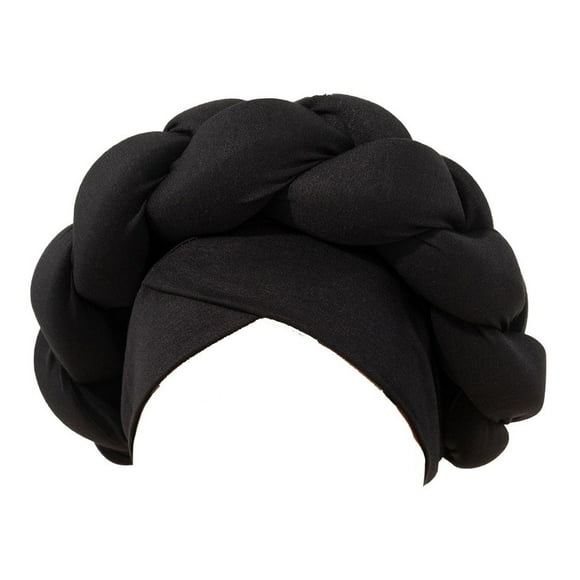 DondPO Headwear for Women Boho Braided Turban Hat African Turbans For Women Headwraps For Black Women Braid Silky Turban Hats Turbans For Women Chemo Caps For Women Clearance!