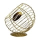 thumbnail image 1 of Soporte para cápsulas de café, soporte para cápsulas de espresso, soporte de escritorio para oficina en casa, hierro resistente Oro 20cmx20cm, 1 of 9