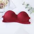 thumbnail image 6 of Strapless Bra Wrap Chest Chest Pad Massage Hosiery Women Tube Top Strapless No Steel Ring Bra, 6 of 6