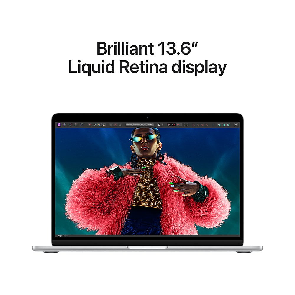 Apple MacBook Air (13-inch) Laptop with Apple M3 Chip - 8 core CPU and 8 core GPU - 8GB RAM and 256GB SSD - Silver