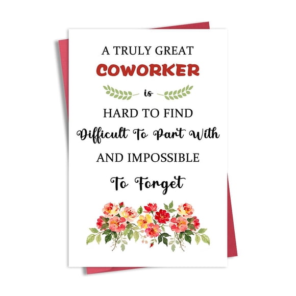 Tarjeta de despedida para un compañero de trabajo de Sdopbinbin Going Away para mujeres y hombres
