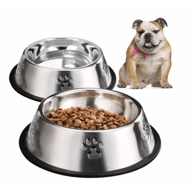 2 Pack Xtellar Plato Mascota Comederos Para Agua Perros Agua Comida