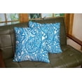 thumbnail image 3 of Set of 2 Paisley Background Hand Drawn Pattern Throw Pillow Covers 18X18 Inch Decorative Pillow Cases for Couch Bedroom Living Room, 3 of 6