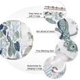 thumbnail image 2 of Summer Tropical Shower Curtains for Bathroom, Fabric Bath Curtains Decor, Bath Tub Curtain Vintage Monstera Leaves Peacock Botanical Decorative Shower Curtain Sets with 12 Hooks, 72x72 Inch, 2 of 6
